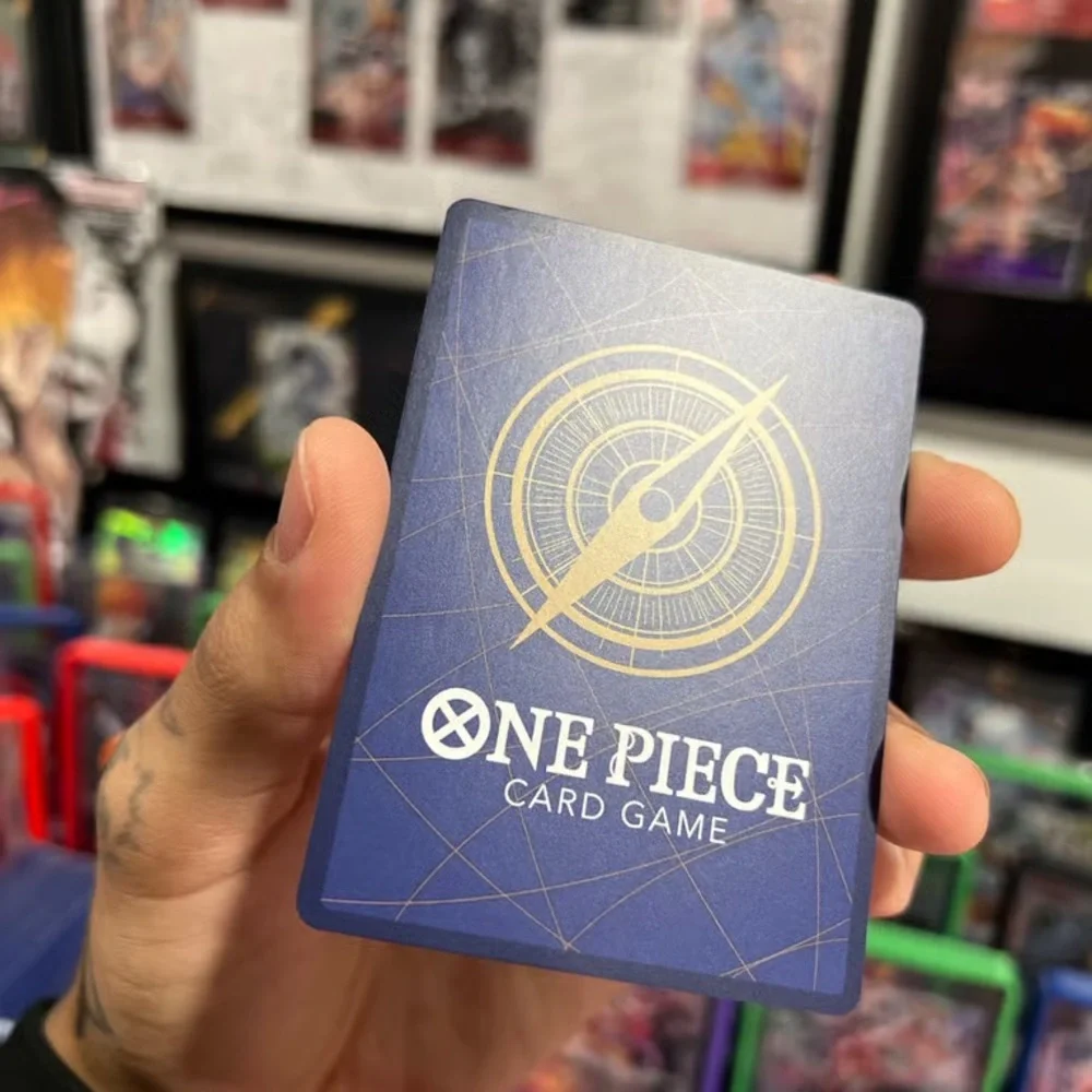 One Piece Boa Hancock Holographic Trading Card - Blue/Purple Hearts
